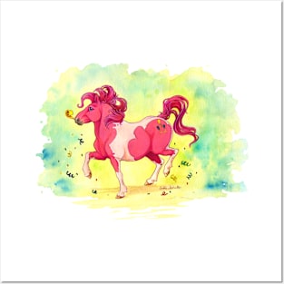 Pinkie Pie Sheltand Pony Posters and Art